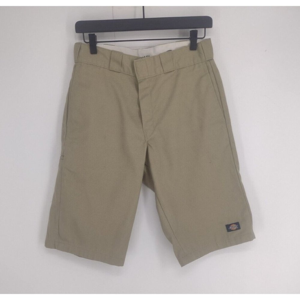 Dickies Relaxed Fit Utility Pocket Skate Work Tan Brown Khaki Shorts Mens W 30